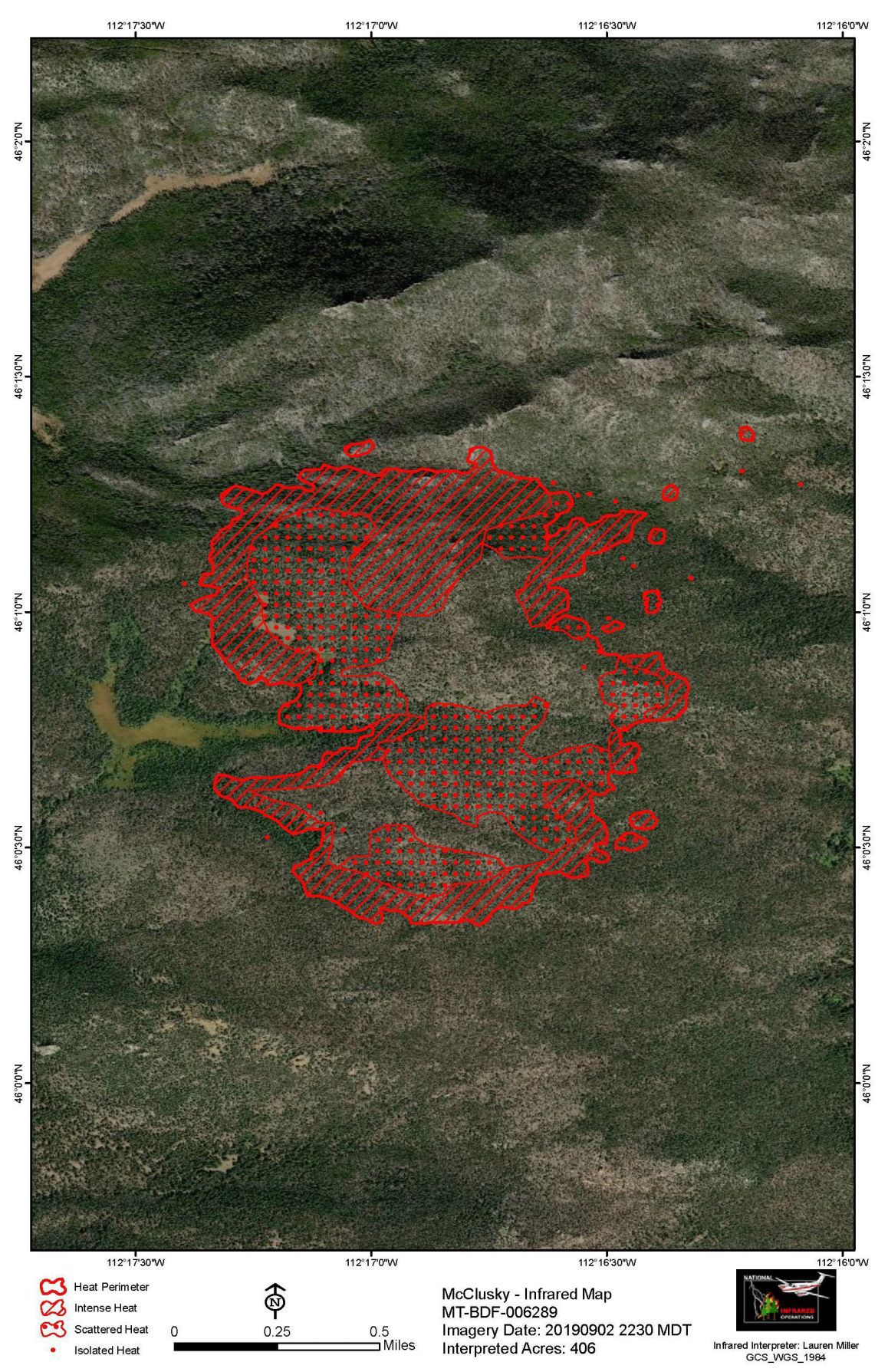 Sept. 3 Forest Service infrared heat map